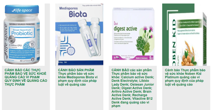Bộ Y tế cảnh báo gần 20 loại thực phẩm chức năng quảng cáo sai sự thật - Ảnh 1. Bộ Y tế cảnh báo gần 20 loại thực phẩm chức năng quảng cáo sai sự thật - Ảnh 1.