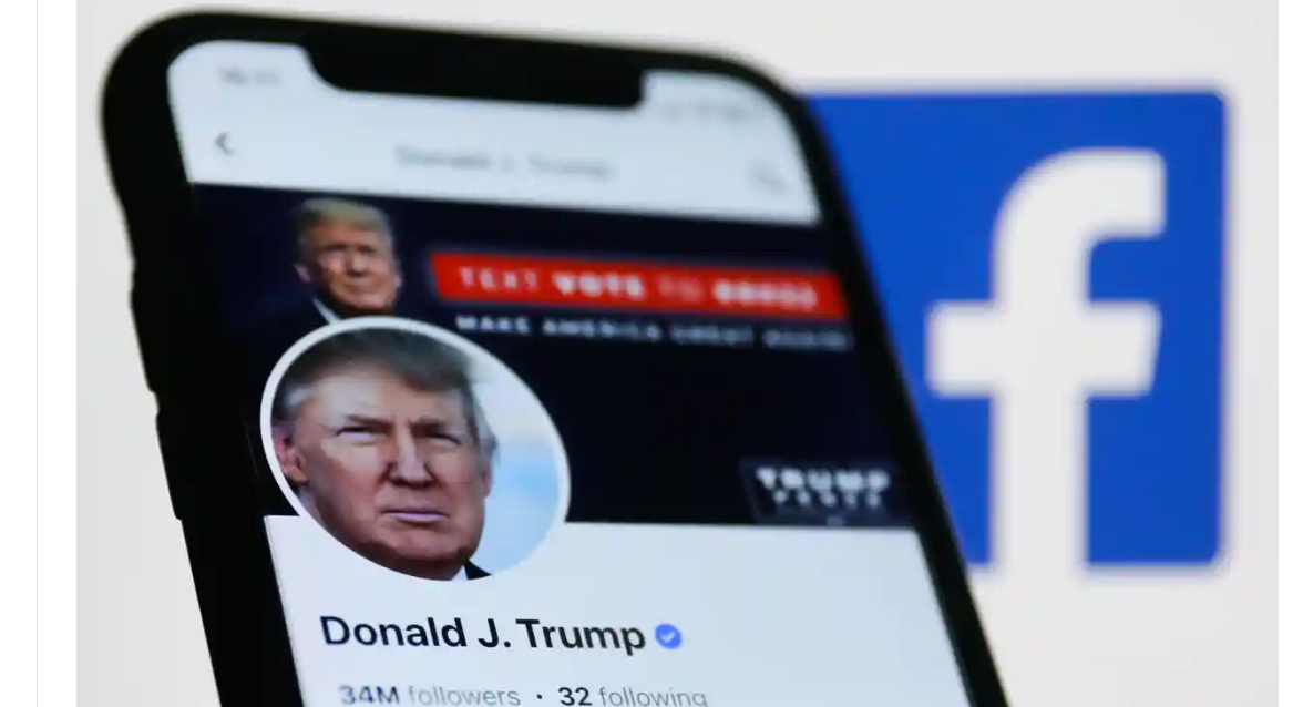 Cựu Tổng thống Mỹ Donald Trump trở lại Facebook, YouTube - Ảnh 1.