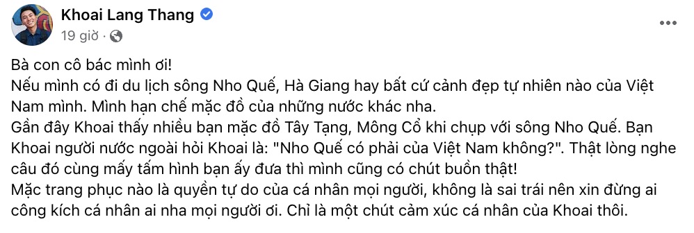 Khoai Lang Thang bức xúc tình trạng mặc trang phục không phù hợp trên sông Nho Quế: người đồng tình, người thì xin hãy cảm thông  - Ảnh 3.