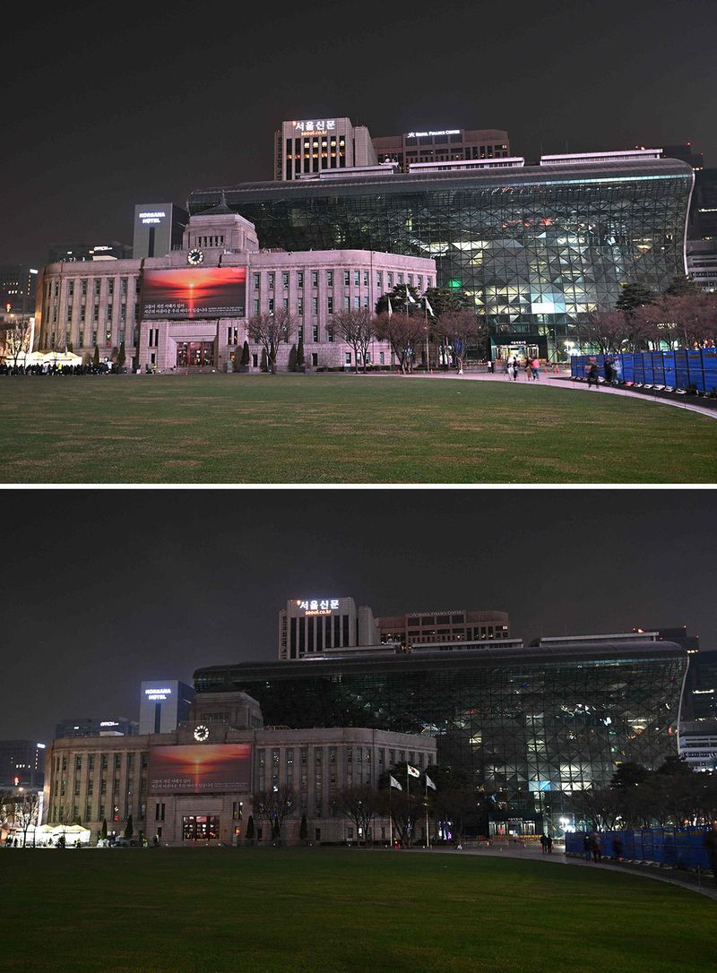 Hình ảnh những địa danh nổi tiếng thế giới khi tắt đèn hưởng ứng Giờ Trái đất - Ảnh 5.