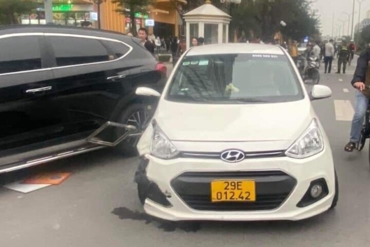 Tài xế taxi tông tử vong bảo vệ khu đô thị ở Hà Nội có nồng độ cồn kịch khung - Ảnh 1.