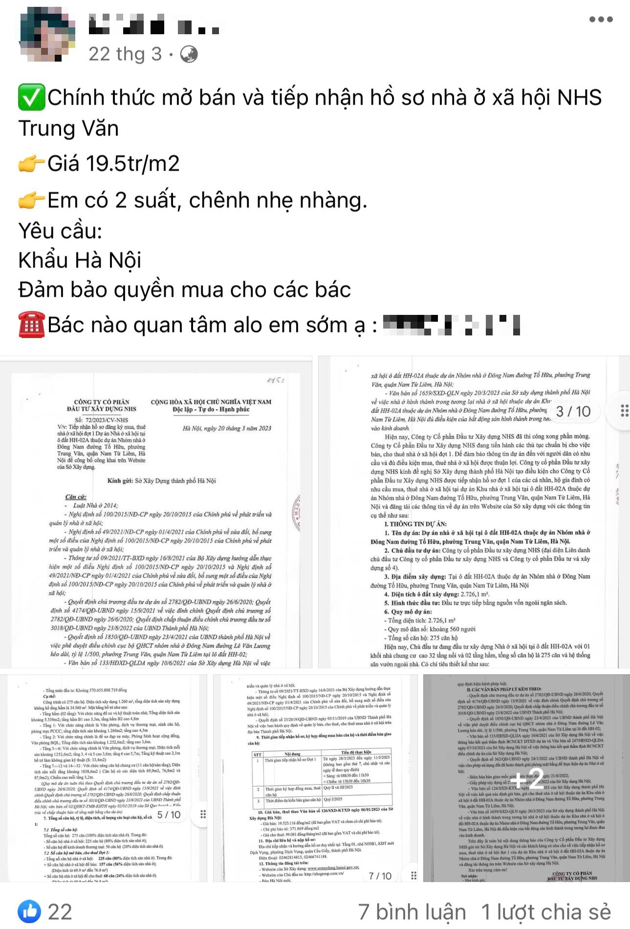 “Cò mồi” rao bán chênh 300 - 350 triệu đồng/căn nhà ở xã hội tại một dự án ở Hà Nội - Ảnh 2.