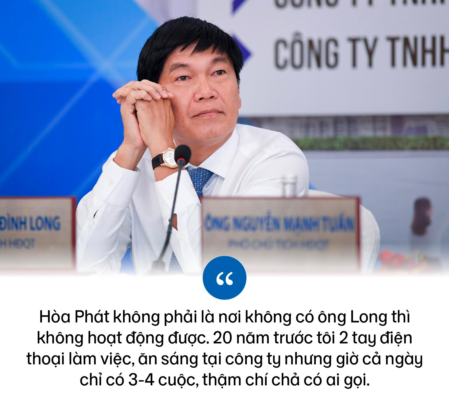 Những phát ngôn &quot;để đời&quot; của ông Trần Đình Long tại ĐHCĐ: &quot;Hòa Phát không phải là nơi không có ông Long thì không hoạt động được&quot; - Ảnh 2.