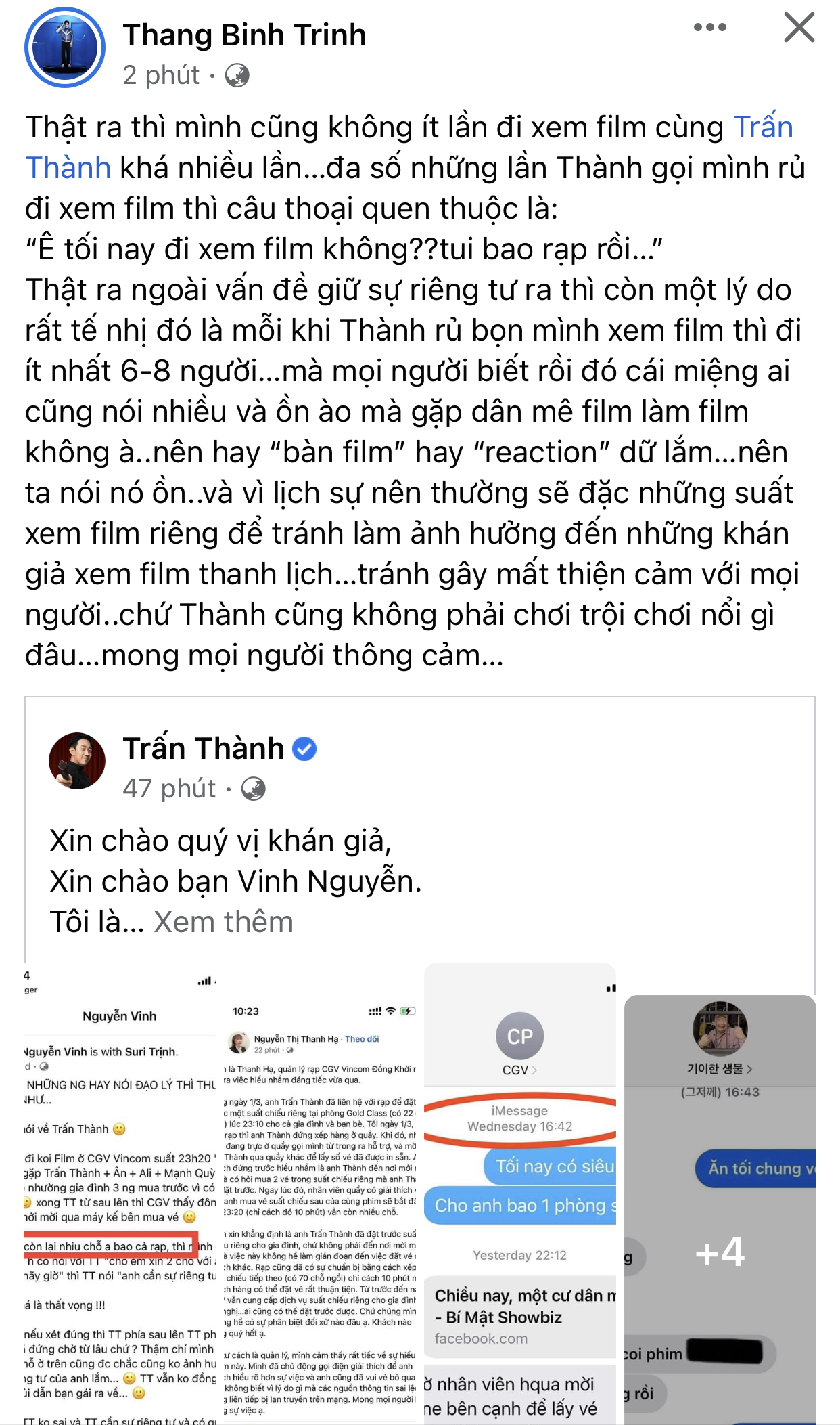 Sao Vbiz trước ồn ào Trấn Thành: Hari Won và dàn diễn viên Nhà Bà Nữ cùng thái độ, 1 người nhắn thẳng nhân vật 'bóc phốt' - Ảnh 4. Sao Vbiz trước ồn ào Trấn Thành: Hari Won và dàn diễn viên Nhà Bà Nữ cùng thái độ, 1 người nhắn thẳng nhân vật 'bóc phốt' - Ảnh 4.