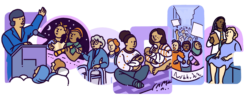 Google Doodle tôn vinh Ngày Quốc tế Phụ nữ 8/3 - Ảnh 1.