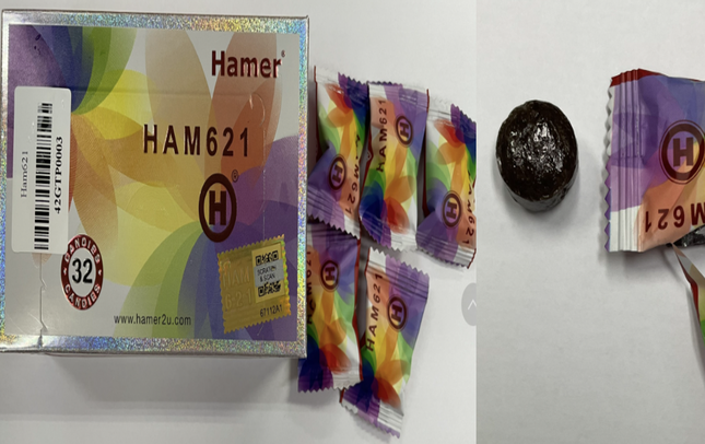 Phát hoảng với chất 'kích dục' trong kẹo ngậm Hamer - Ảnh 1.