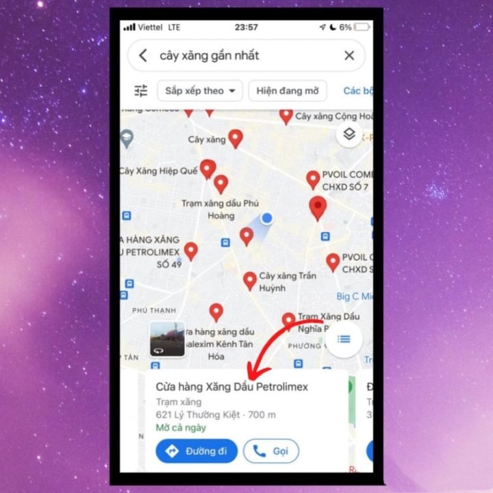 3 cách tìm cây xăng gần nhất bằng Google Maps trên điện thoại tiện lợi nhất - Ảnh 10. 3 cách tìm cây xăng gần nhất bằng Google Maps trên điện thoại tiện lợi nhất - Ảnh 10.