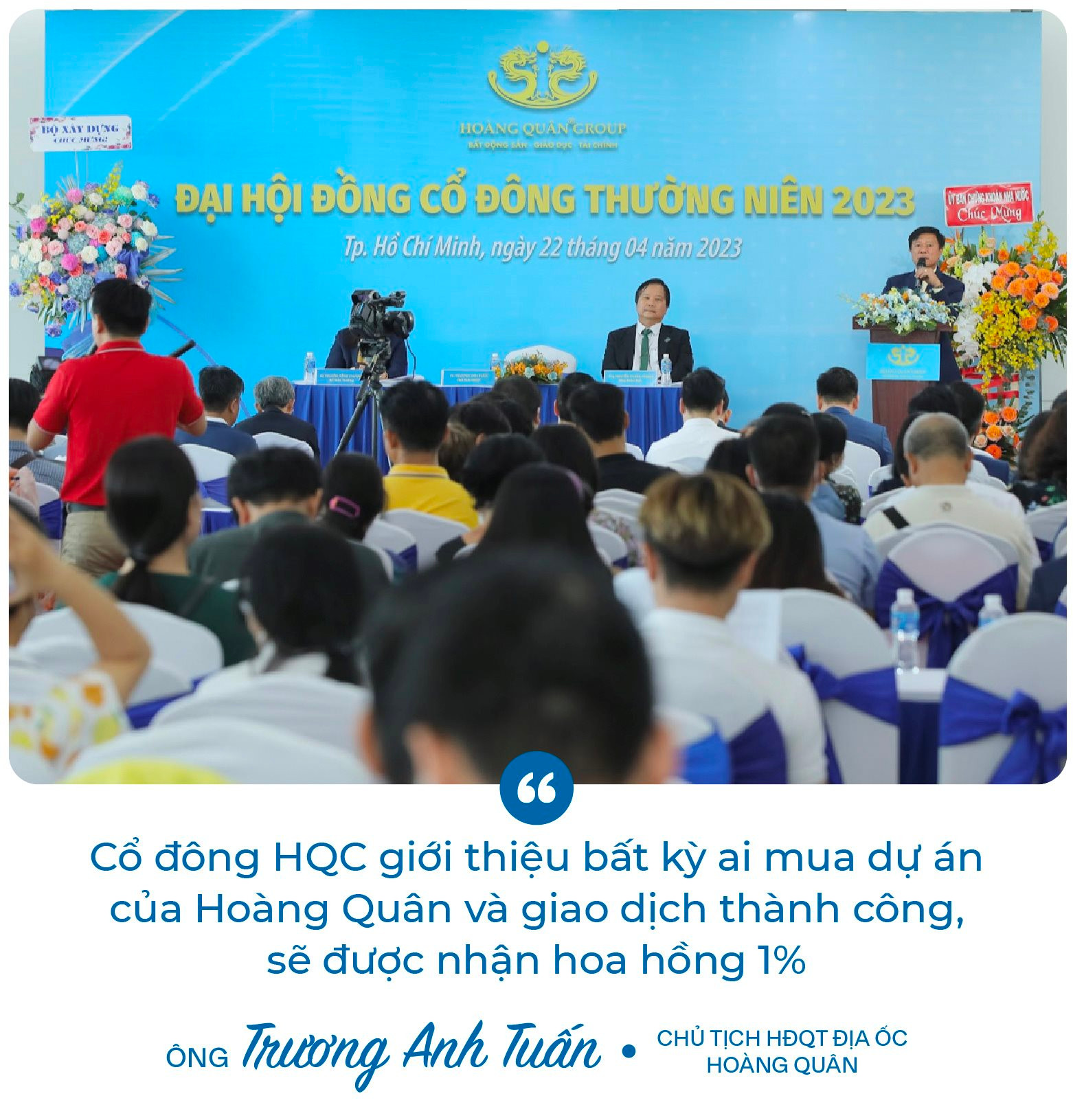 Chủ tịch Trương Anh Tuấn: ﻿“8 năm rồi Hoàng Quân (HQC) không đạt kế hoạch, và tôi cũng nói thật năm nay chưa chắc đạt” - Ảnh 5.