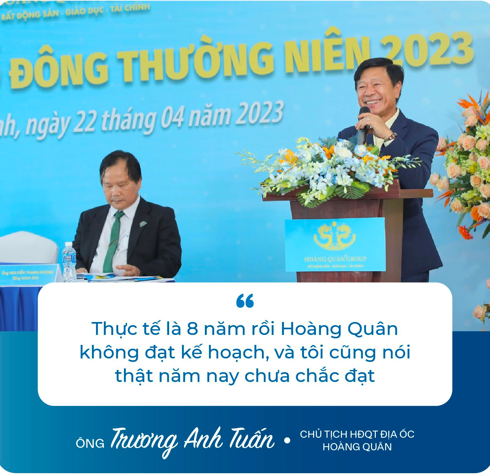 Chủ tịch Trương Anh Tuấn: ﻿“8 năm rồi Hoàng Quân (HQC) không đạt kế hoạch, và tôi cũng nói thật năm nay chưa chắc đạt” - Ảnh 6.