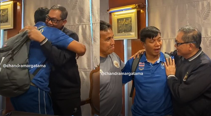 Trợ lý HLV U22 Thái Lan khóc nức nở, xin lỗi trưởng đoàn U22 Indonesia - Ảnh 1.