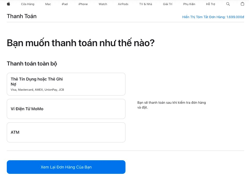 Apple chọn MoMo làm phương thức thanh toán chính thức tại cửa hàng trực tuyến Apple Việt Nam, cho phép khách trả góp 6-24 tháng - Ảnh 2.