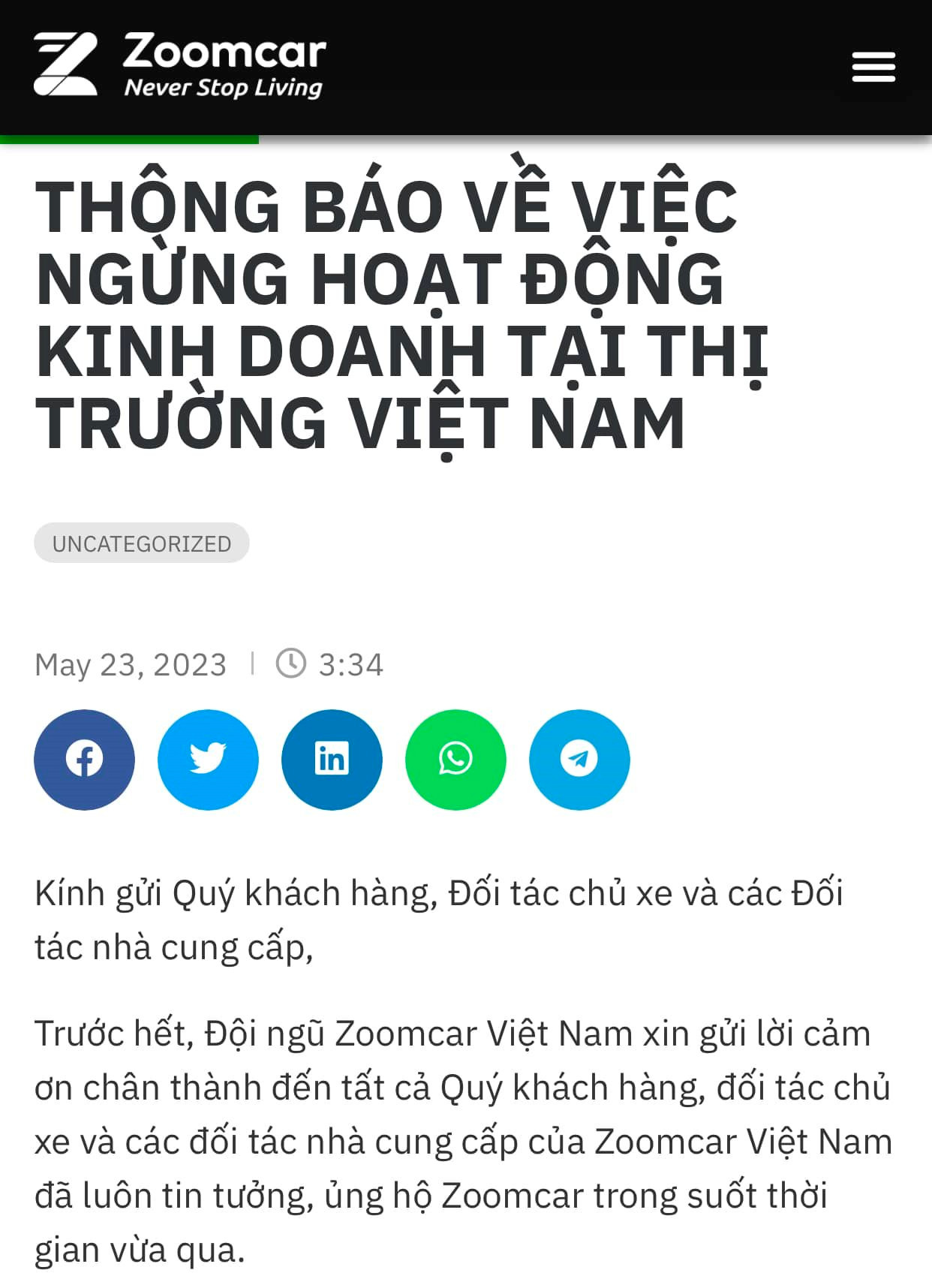 Cạnh tranh gay gắt, một dịch vụ thuê ô tô tự lái của Ấn Độ phải rút khỏi Việt Nam chỉ sau hơn 1 năm hoạt động - Ảnh 3.