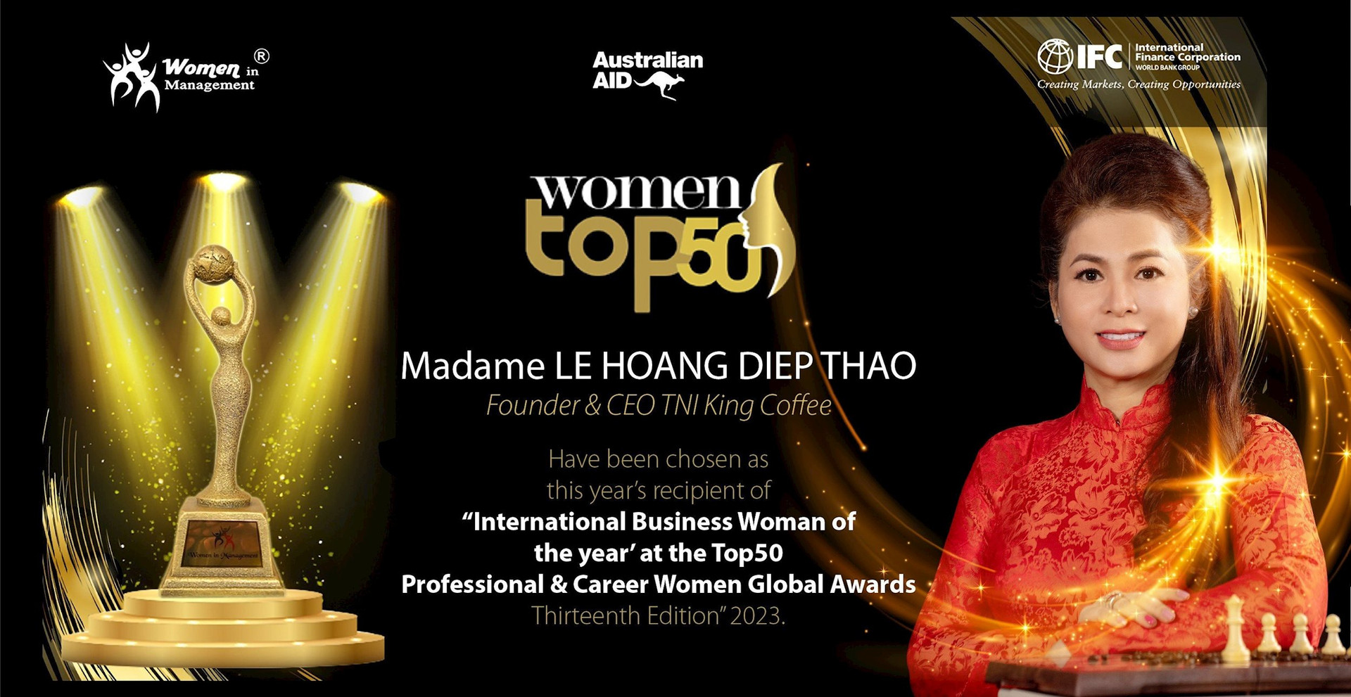 Bà Lê Hoàng Diệp Thảo lọt Top 50 nữ lãnh đạo hàng đầu thế giới - Ảnh 1.