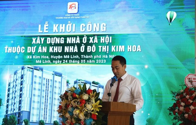 Hà Nội có thêm một dự án nhà ở xã hội vừa được khởi công ở Mê Linh - Ảnh 1.