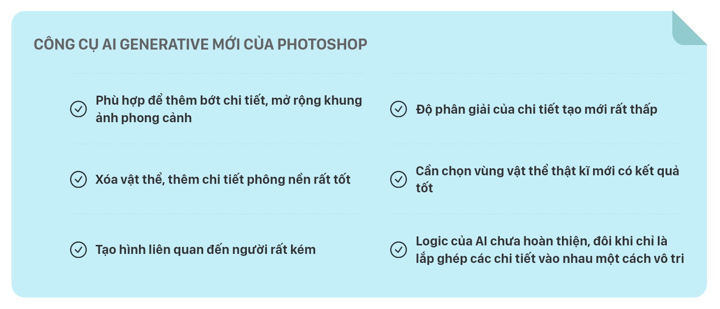 Dùng thử AI sửa ảnh mới trong Photoshop: Không “thần thánh” như quảng cáo, chỉ đủ đẹp để đăng mạng xã hội - Ảnh 16.