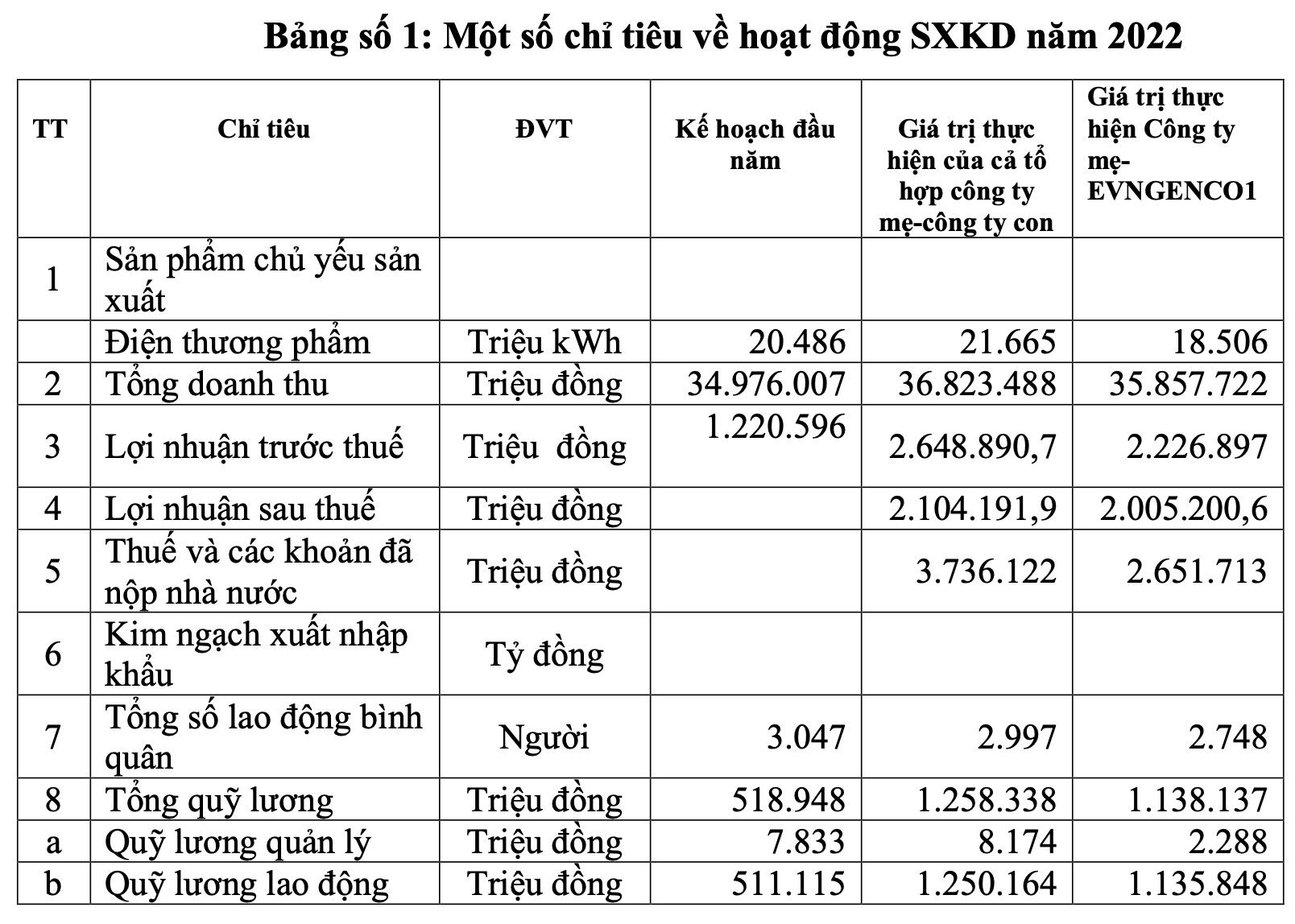 Tổng Công ty phát điện có quy mô lớn nhất của EVN kinh doanh ra sao trong năm 2022? - Ảnh 3.