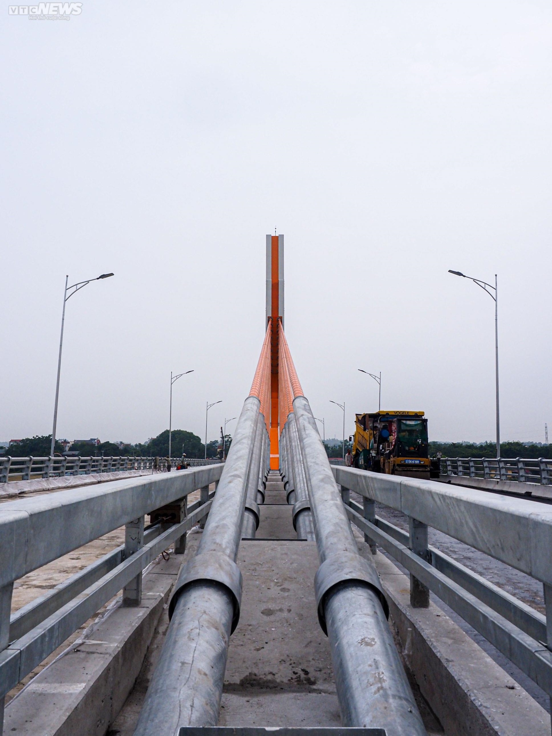 Chiêm ngưỡng cây cầu 540 tỷ đồng nối 2 tỉnh Vĩnh Phúc và Phú Thọ - Ảnh 9.