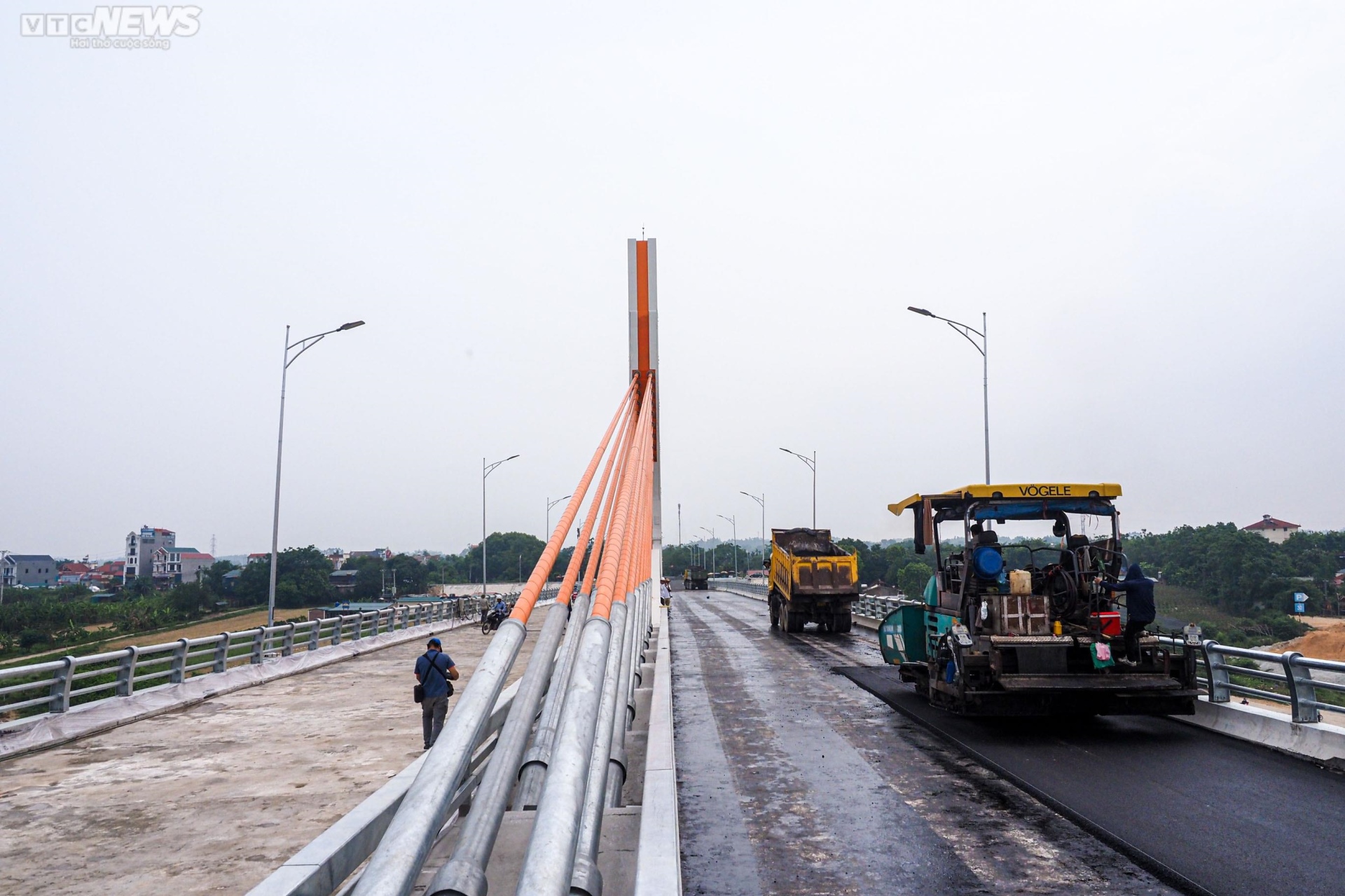 Chiêm ngưỡng cây cầu 540 tỷ đồng nối 2 tỉnh Vĩnh Phúc và Phú Thọ - Ảnh 10.