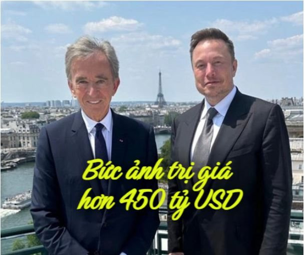 Tỷ phú Elon Musk và ông trùm LVMH Bernard Arnault đã nói chuyện gì trong "bữa trưa trị giá hơn 450 tỷ USD"? - Ảnh 1.