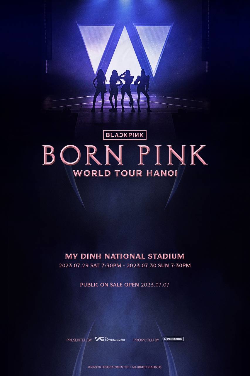 BLACKPINK xác nhận tour BORN PINK diễn ra cuối tháng 7 tại Mỹ Đình (Hà Nội) - Ảnh 1.