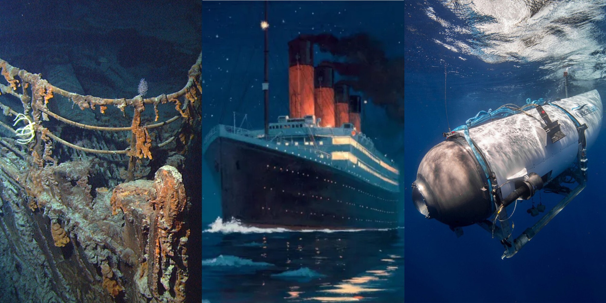 Cú đâm choáng váng xảy ra với tàu lặn thám hiểm Titanic: Thoát chết trong gang tấc - Ảnh 1.