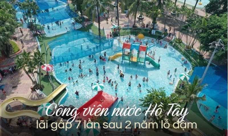 Giá vé chưa đến 200.000/người, một công viên nước ở Hà Nội lãi gấp 7 lần sau 2 năm lỗ đậm: Là “thánh địa giải nhiệt”, ai cũng mê vì giá hạt dẻ nhưng vui thả ga - Ảnh 1.