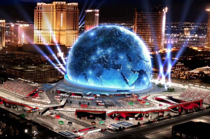Sống động nhà hát mô phỏng Trái đất trị giá 2 tỷ USD ở Las Vegas - Ảnh 1.