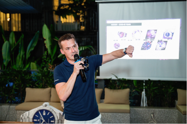 Rapper dế choắt cá tính tại sự kiện ra mắt đồng hồ Maurice Lacroix - Ảnh 3.