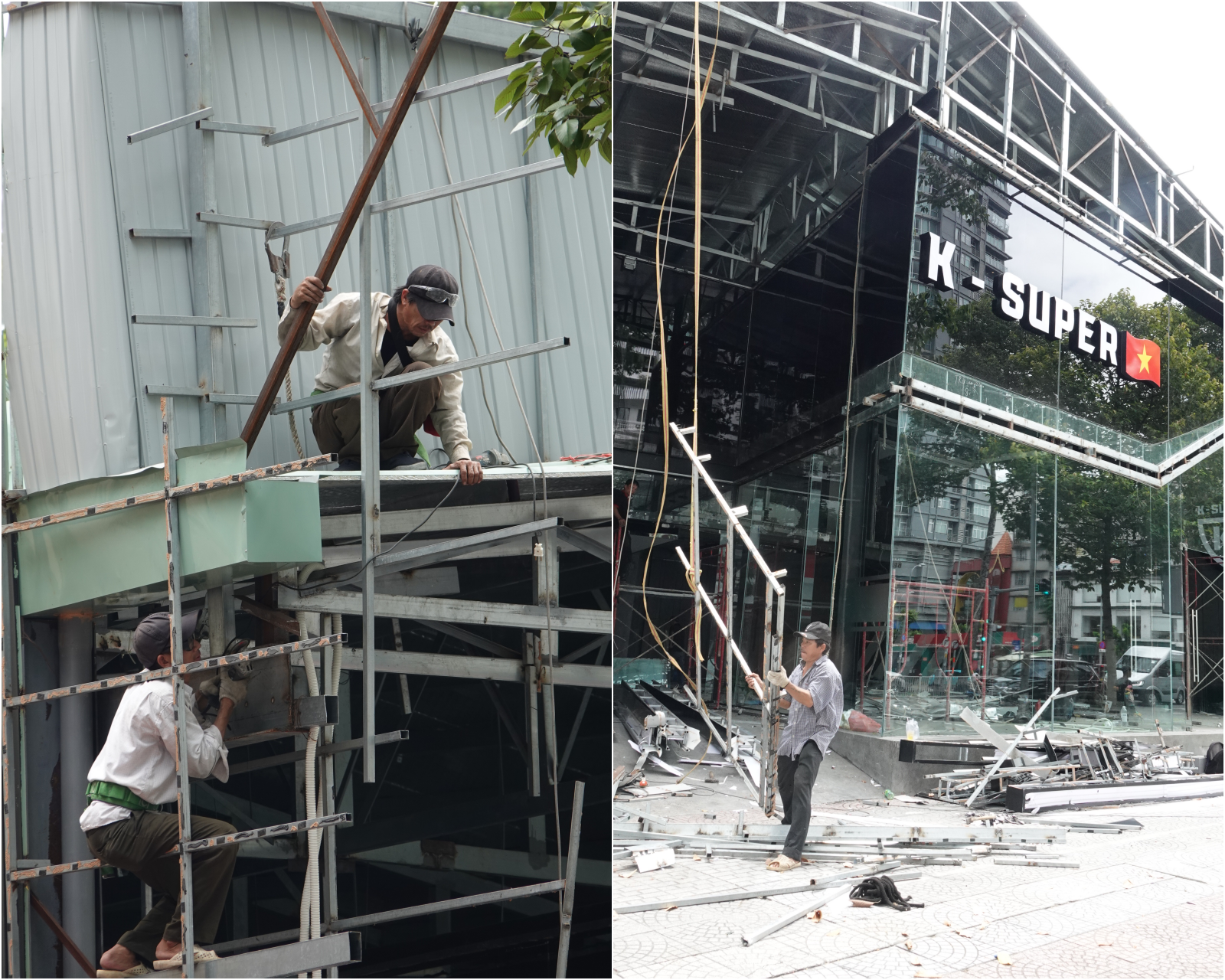 Showroom K-Super của Phan Công Khanh chính thức bị tháo dỡ  - Ảnh 4.