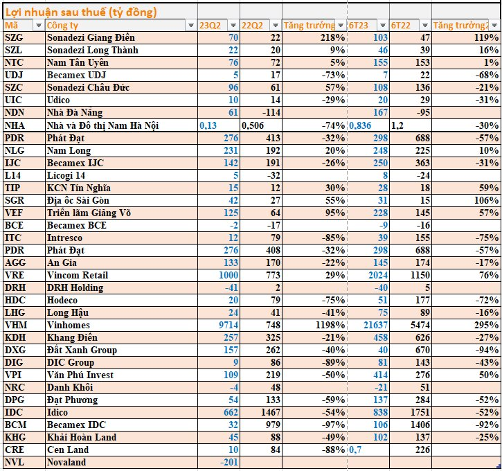 Cập nhật KQKD nhóm bất động sản: Lợi nhuận “ông lớn” Vinhomes, Novaland, Đất Xanh… lộ diện, xuất hiện những diễn biến trái chiều - Ảnh 3.