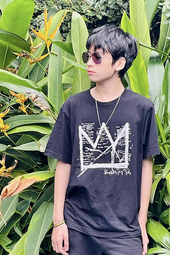 Thêm nhóc tỳ nhà sao Việt gây sốt vì diện mạo như soái ca Hàn Quốc, 14 tuổi sở hữu chiều cao khủng - Ảnh 3.