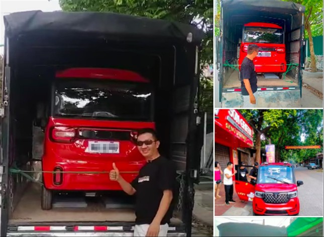 Ô tô điện mini Trung Quốc nhập lậu được bán tràn lan - Ảnh 1.