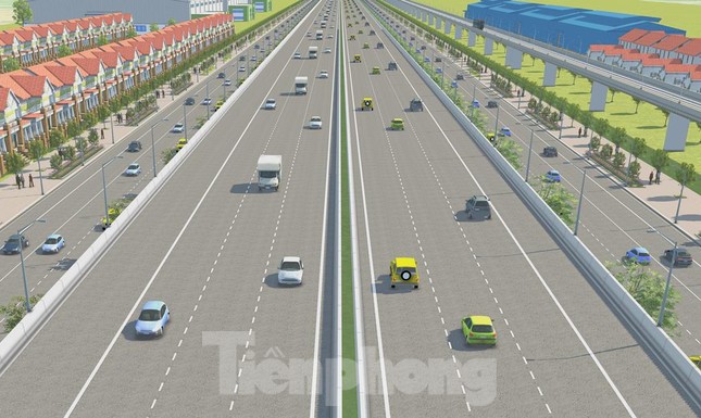 Hình ảnh thiết kế mới nhất đường 14 làn xe, lớn nhất Hà Nội - Ảnh 5.