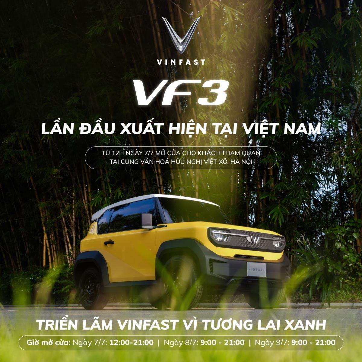 VinFast VF 3 – Ô Tô Điện Mini VinFast Giá “Mềm”
