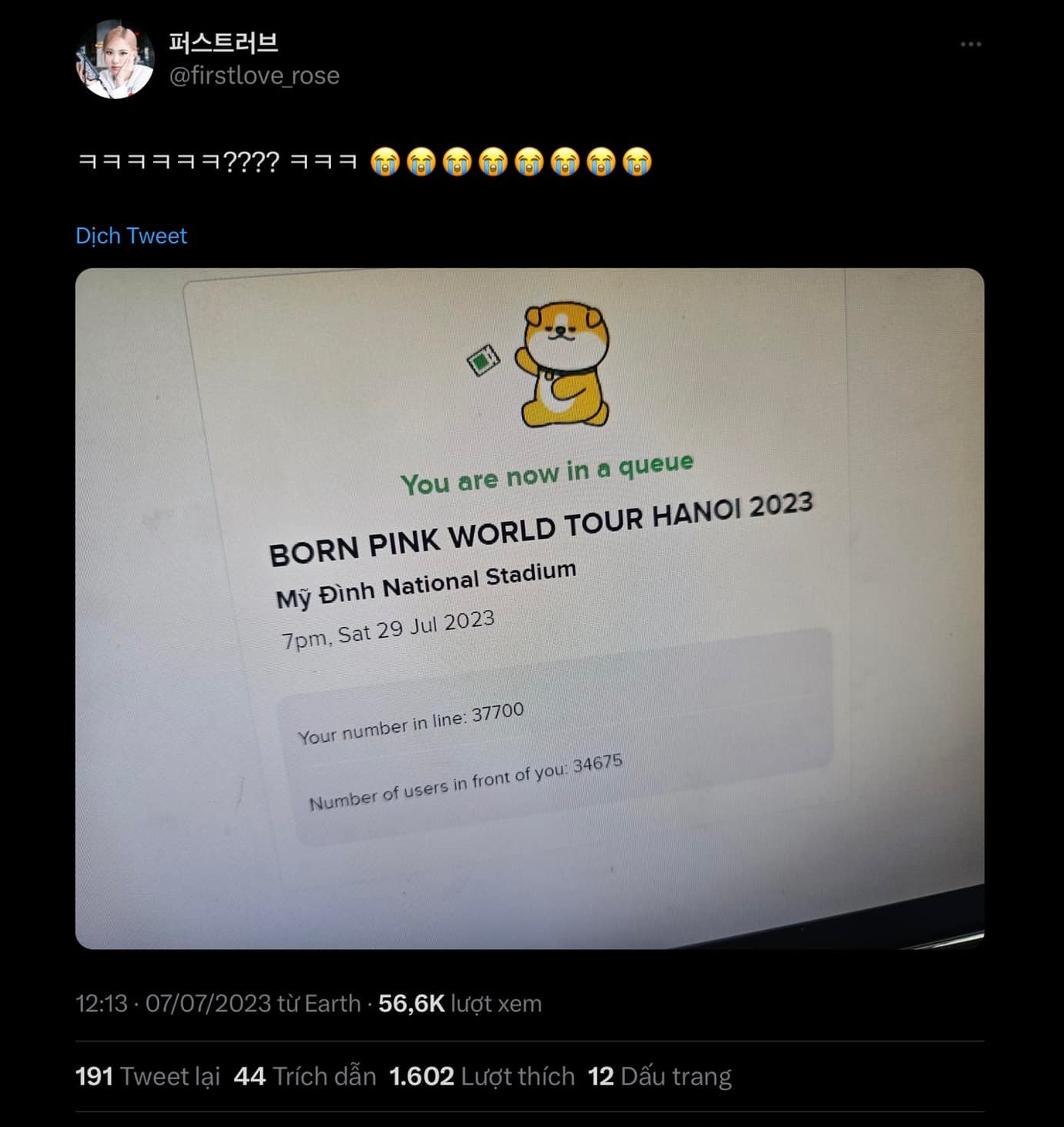 Ngày mở bán vé concert BLACKPINK: Sold-out nhiều hạng vé, fan quốc tế đưa “Born Pink Hà Nội&quot; lên thẳng #1 Twitter - Ảnh 7.