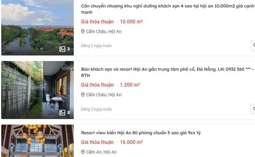 Tiết lộ bất ngờ đằng sau những thương vụ bán tháo khách sạn, resort tại Đà Nẵng, Hội An: “Nhà đầu tư chủ yếu đến từ Hà Nội” - Ảnh 1.