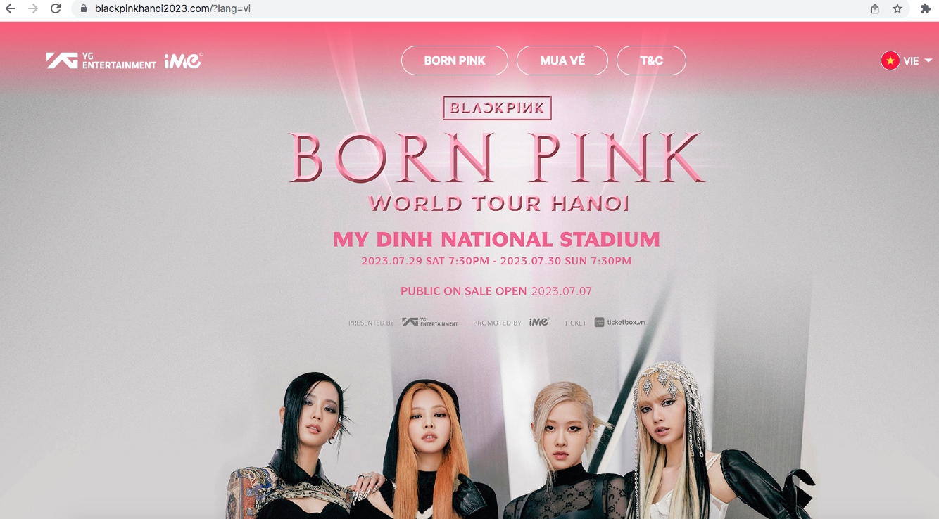Đơn vị phát hành vé concert BLACKPINK bị giả mạo website, nhắn tin cho fan để pass vé - Ảnh 2.