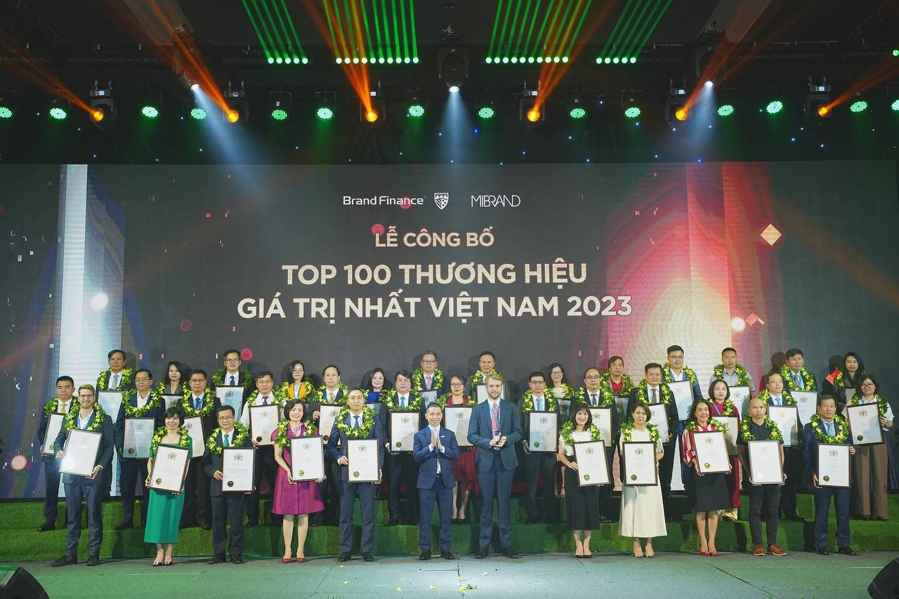 5 trong số TOP 10 thương hiệu giá trị nhất Việt Nam 2023 thuộc về các nhà băng - Ảnh 1.
