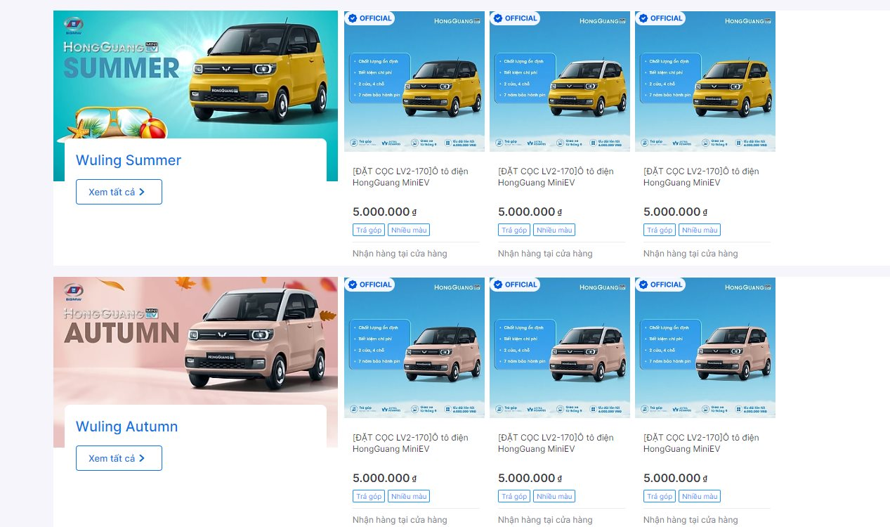 TMT Motors sắp bán Wuling HongGuang MiniEV cả trên... Tiki - Ảnh 3.