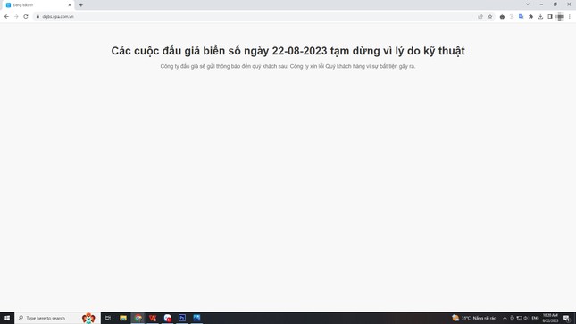 Tạm dừng các cuộc đấu giá biển số xe ô tô vì lý do kỹ thuật - Ảnh 3.