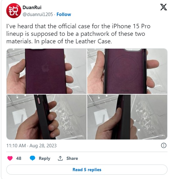 Dòng iPhone 15 sẽ có lớp vỏ bảo vệ được làm từ da dệt? - Ảnh 2.