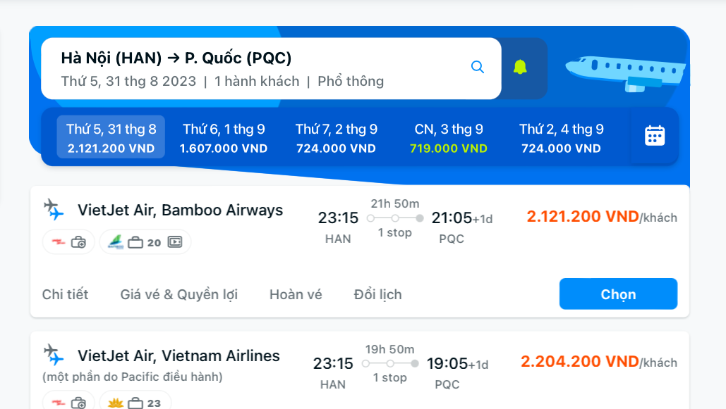 Bất ngờ giá vé máy bay giờ chót dịp 2-9 - Ảnh 2.