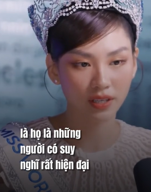 Đoạn phỏng vấn Hoa hậu Mai Phương bỗng hot trở lại, ai cũng phải khen: Tư duy dạy con của gia đình cô quá hay - Ảnh 1.