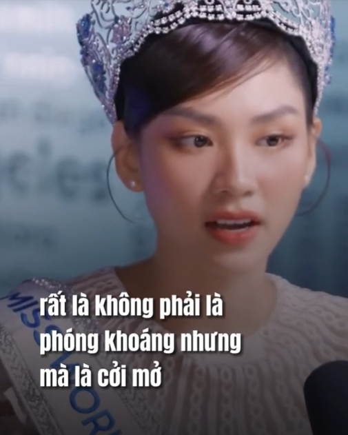 Đoạn phỏng vấn Hoa hậu Mai Phương bỗng hot trở lại, ai cũng phải khen: Tư duy dạy con của gia đình cô quá hay - Ảnh 2.