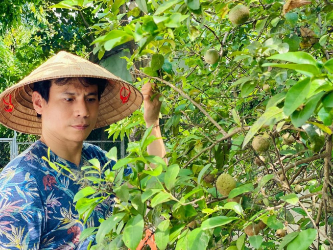 "Nam thần màn ảnh" Trí Quang âm thầm ly hôn, U50 sống một mình trong nhà vườn 800m2, vui thú điền viên - Ảnh 4. "Nam thần màn ảnh" Trí Quang âm thầm ly hôn, U50 sống một mình trong nhà vườn 800m2, vui thú điền viên - Ảnh 4.