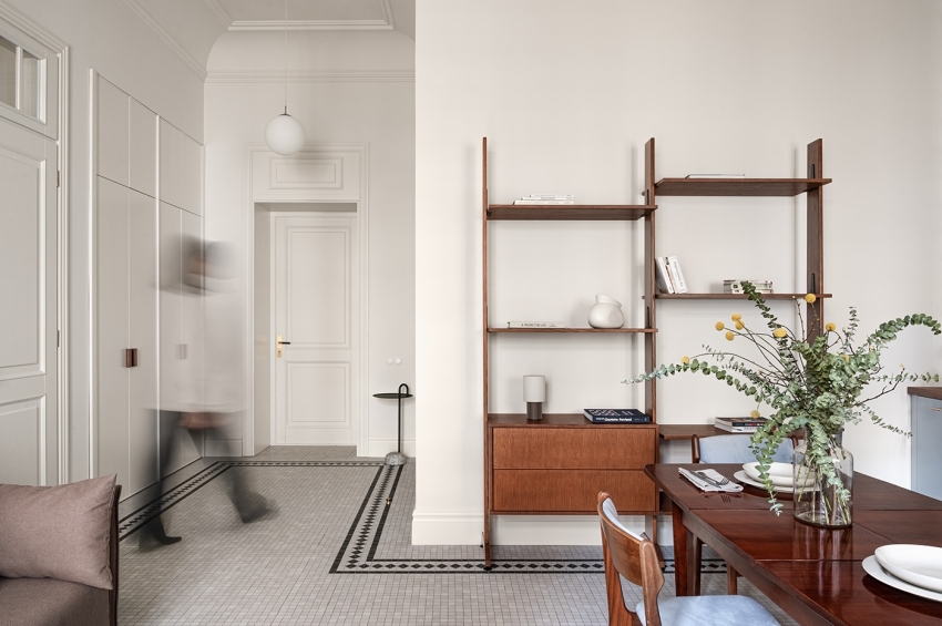 Căn hộ 56m2 đẹp quyến rũ mang hơi hướng cổ điển của người phụ nữ độc thân - Ảnh 5. Căn hộ 56m2 đẹp quyến rũ mang hơi hướng cổ điển của người phụ nữ độc thân - Ảnh 5.