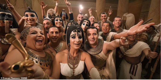 AI 'biến tấu' bộ ảnh có một không hai về Cleopatra, Napoleon: Cái kết không thể tưởng tượng - Ảnh 2. AI 'biến tấu' bộ ảnh có một không hai về Cleopatra, Napoleon: Cái kết không thể tưởng tượng - Ảnh 2.