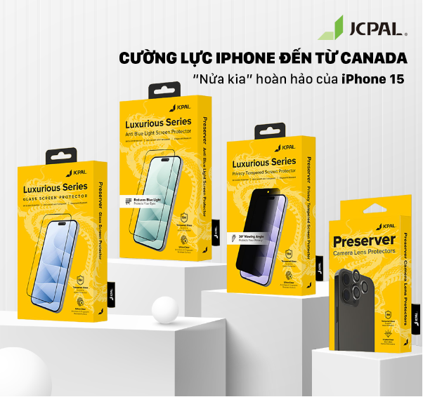 Kính cường lực chống ánh sáng xanh JCPAL phủ vàng hệ thống phụ kiện công nghệ toàn quốc - Ảnh 2. Kính cường lực chống ánh sáng xanh JCPAL phủ vàng hệ thống phụ kiện công nghệ toàn quốc - Ảnh 2.