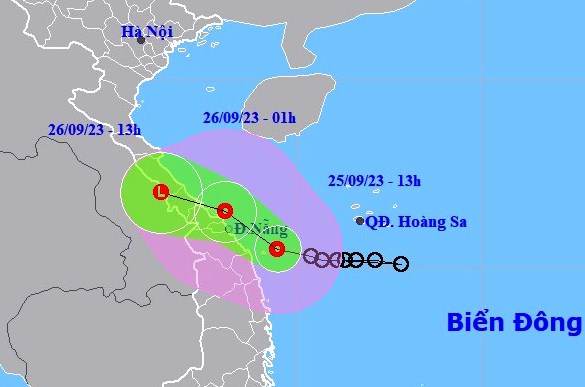 Áp thấp nhiệt đới đã đổ bộ vào đất liền, cả nước có mưa to đến rất to - Ảnh 1.