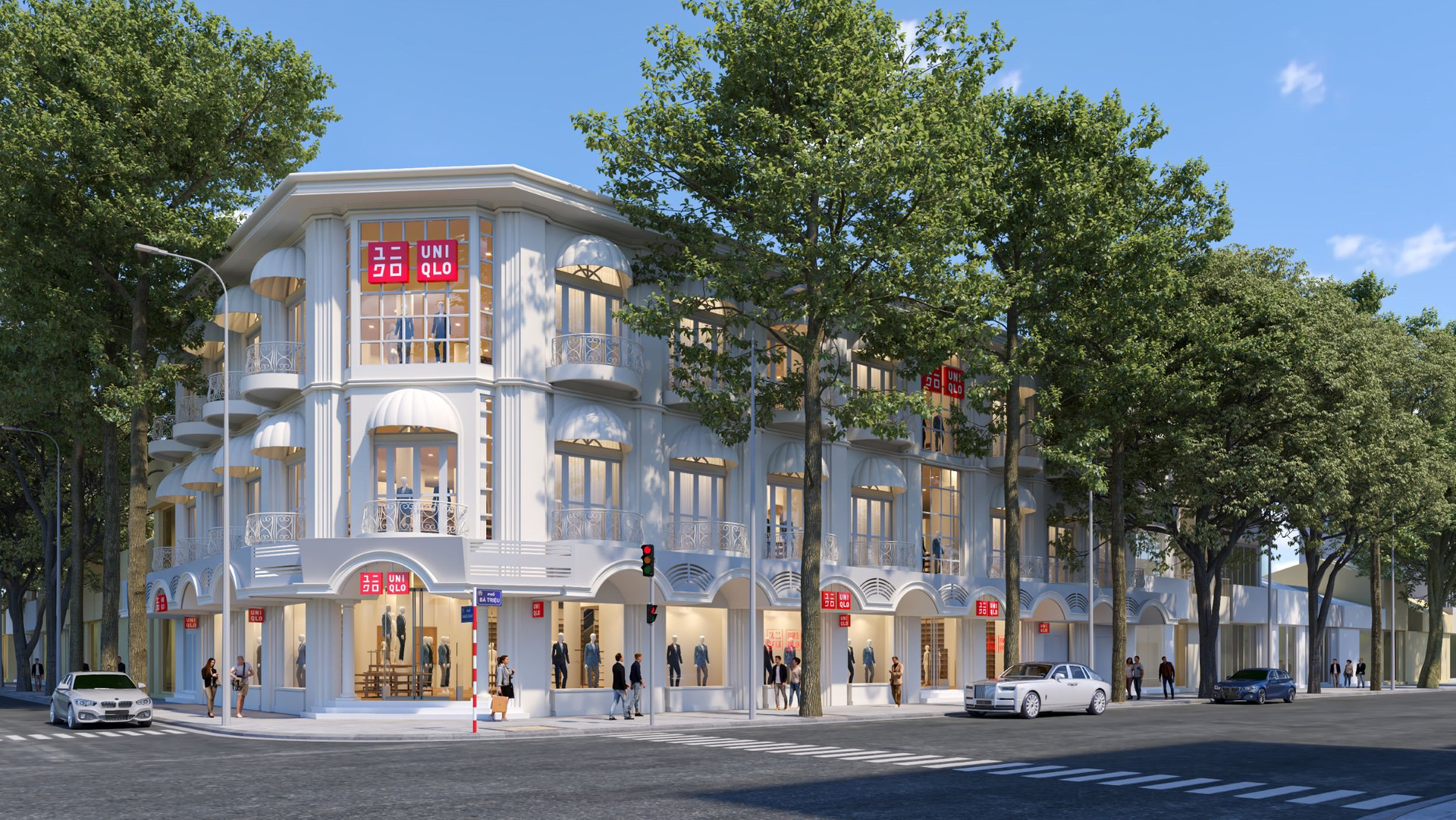 Đánh dấu cửa hàng thứ 10 ở Hà Nội, UNIQLO thuê hẳn mặt bằng 3 tầng giữa trung tâm đất vàng thủ đô - Ảnh 1.